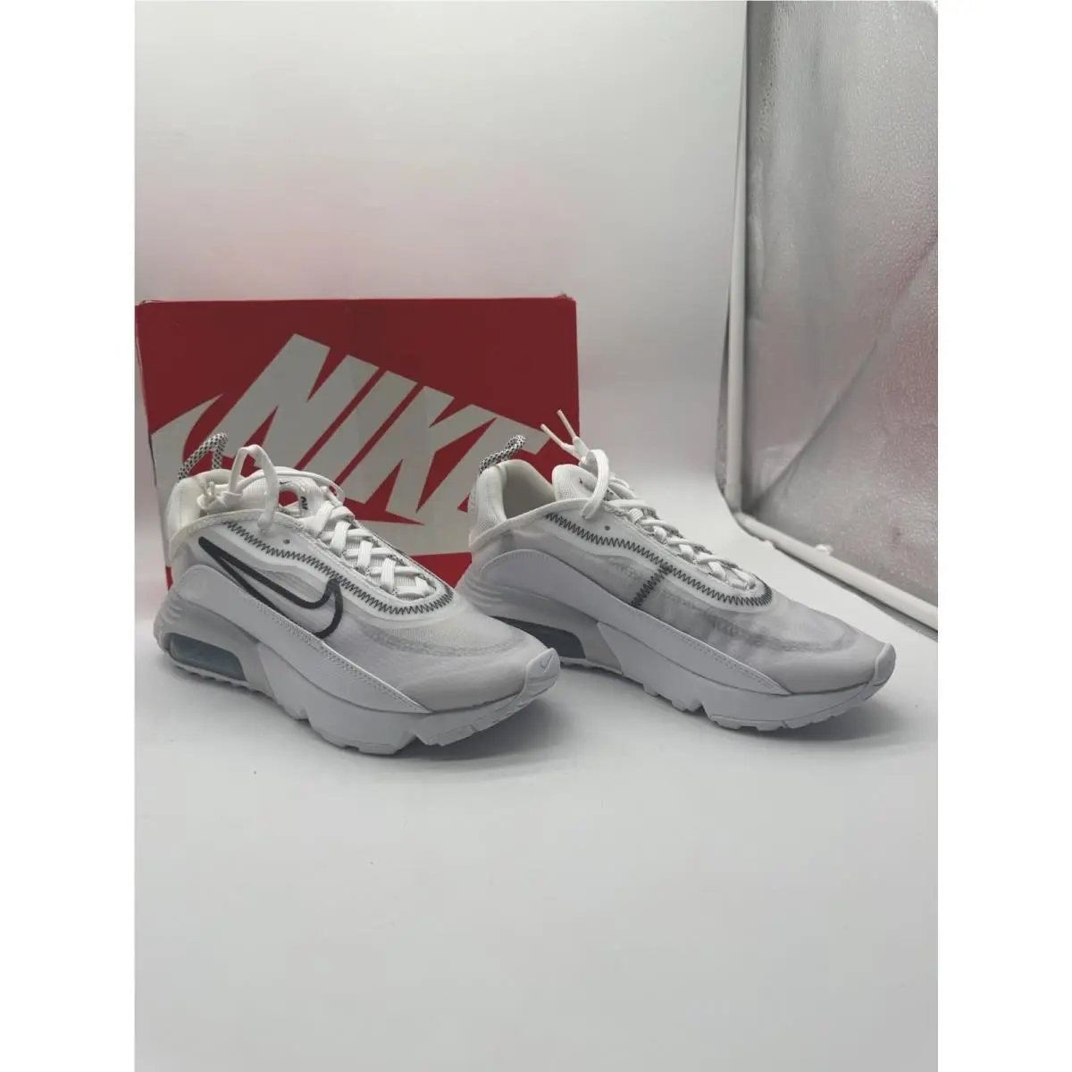 Nike shoes - Nike Air Max 2090 - Air Max - White, Black, Wolf Grey 6