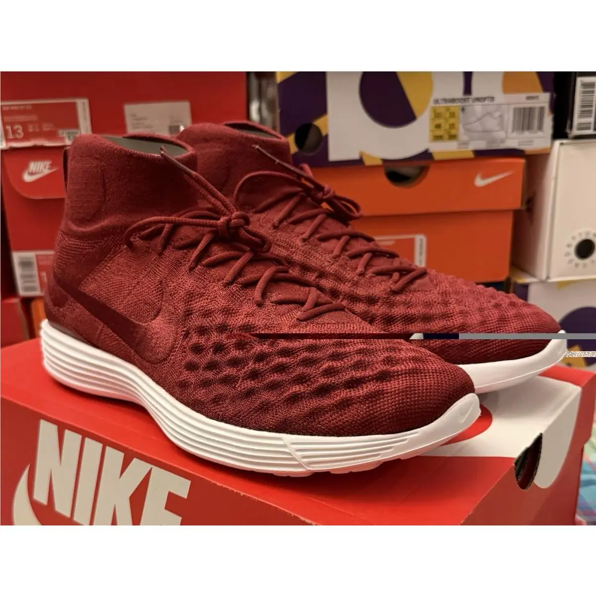 Nike shoes - Nike Lunar Magista 2 - Lunar Magista - 852614-600 - Red 3