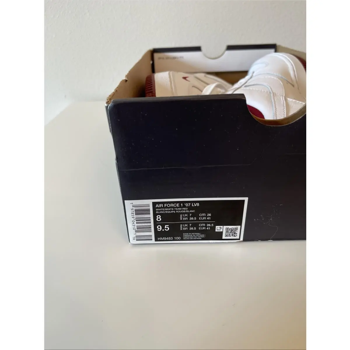 Nike shoes - Nike Air Force 1 - Air Force - HM9483-100 - White (UPC: 197859056200) 5