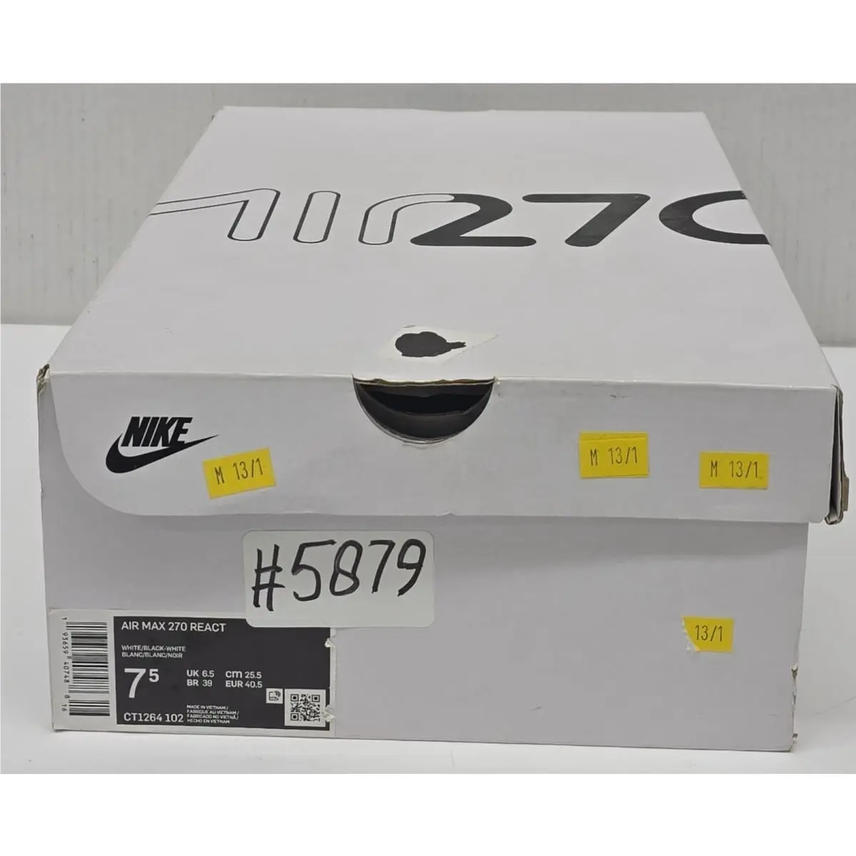 Nike shoes - Nike Air Max 270 - Air Max - White Black 4