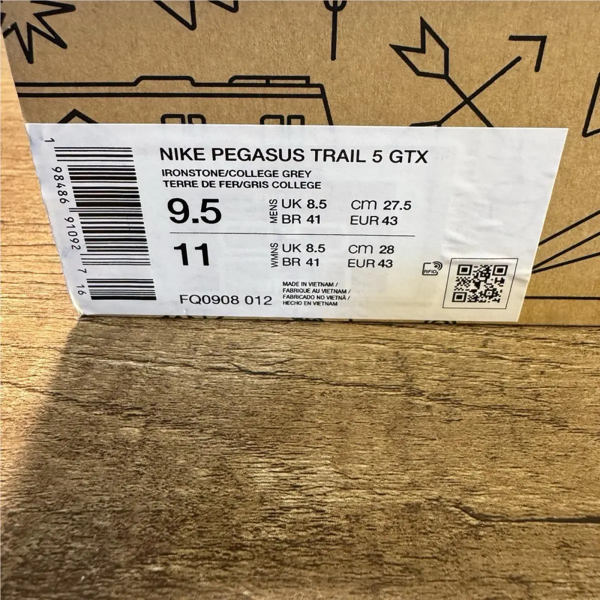 Nike shoes - Nike Pegasus Trail - Pegasus Trail - FQ0908-012 - Brown 0