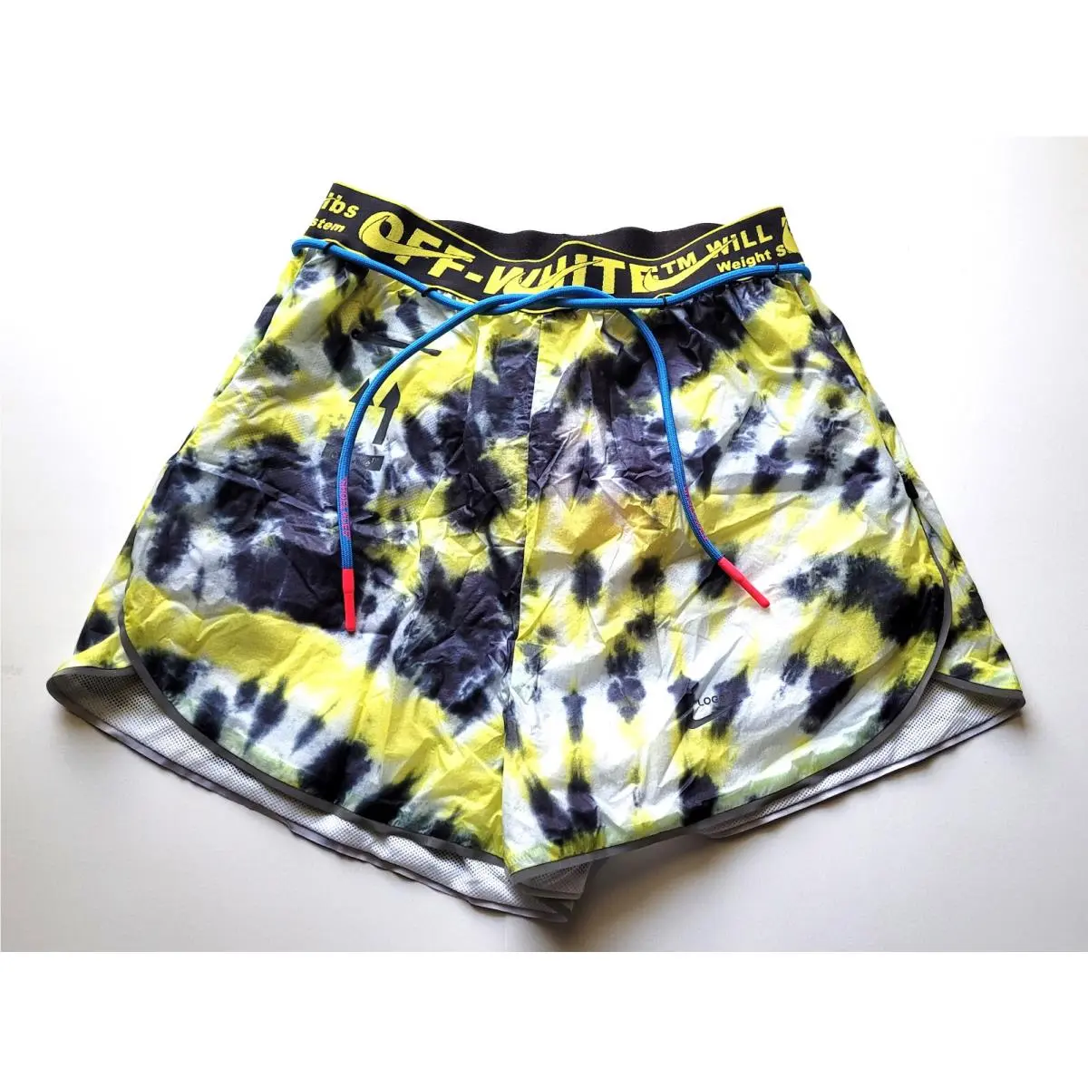 Off-white X  Lab Women`s Nrg Athletic/ Running / Gym Shorts. Volt. XS by Nike