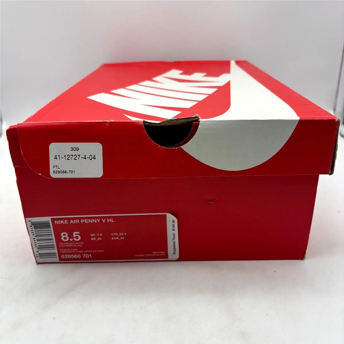 Nike shoes - Nike Penny V 628568-701 - Penny - 628568-701 - Volt Black White (UPC: 887229343329) 6