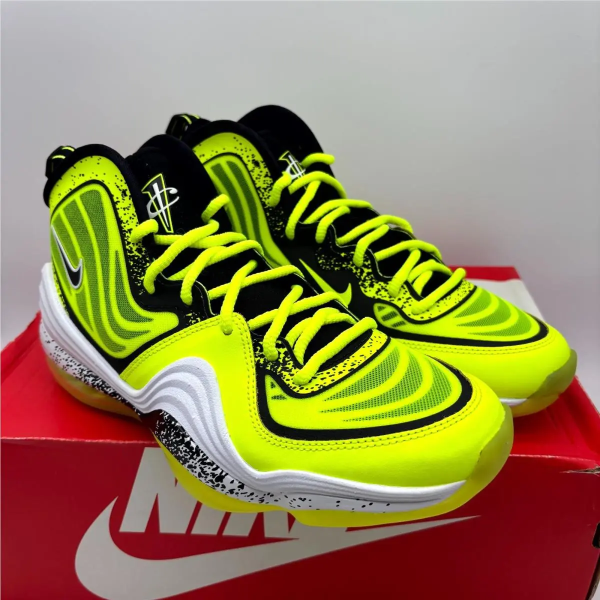 Nike shoes - Nike Penny V 628568-701 - Penny - 628568-701 - Volt Black White (UPC: 887229343329) 0