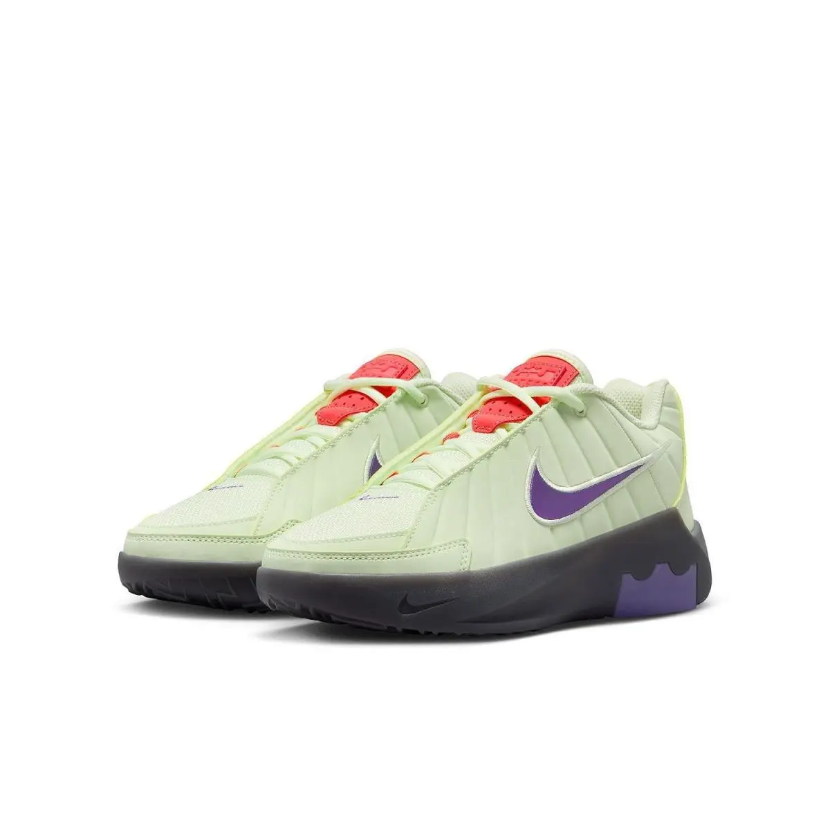 Nike Lebron Witness IX Girls Basketball Shoes White Purple Pink Size 4Y