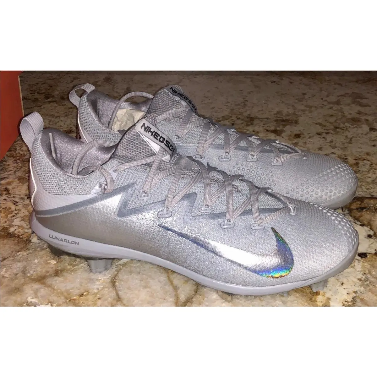 Nike shoes - NIKE Lunar Vapor Ultrafly Elite Baseball Cleats - 852686 - Gray 0