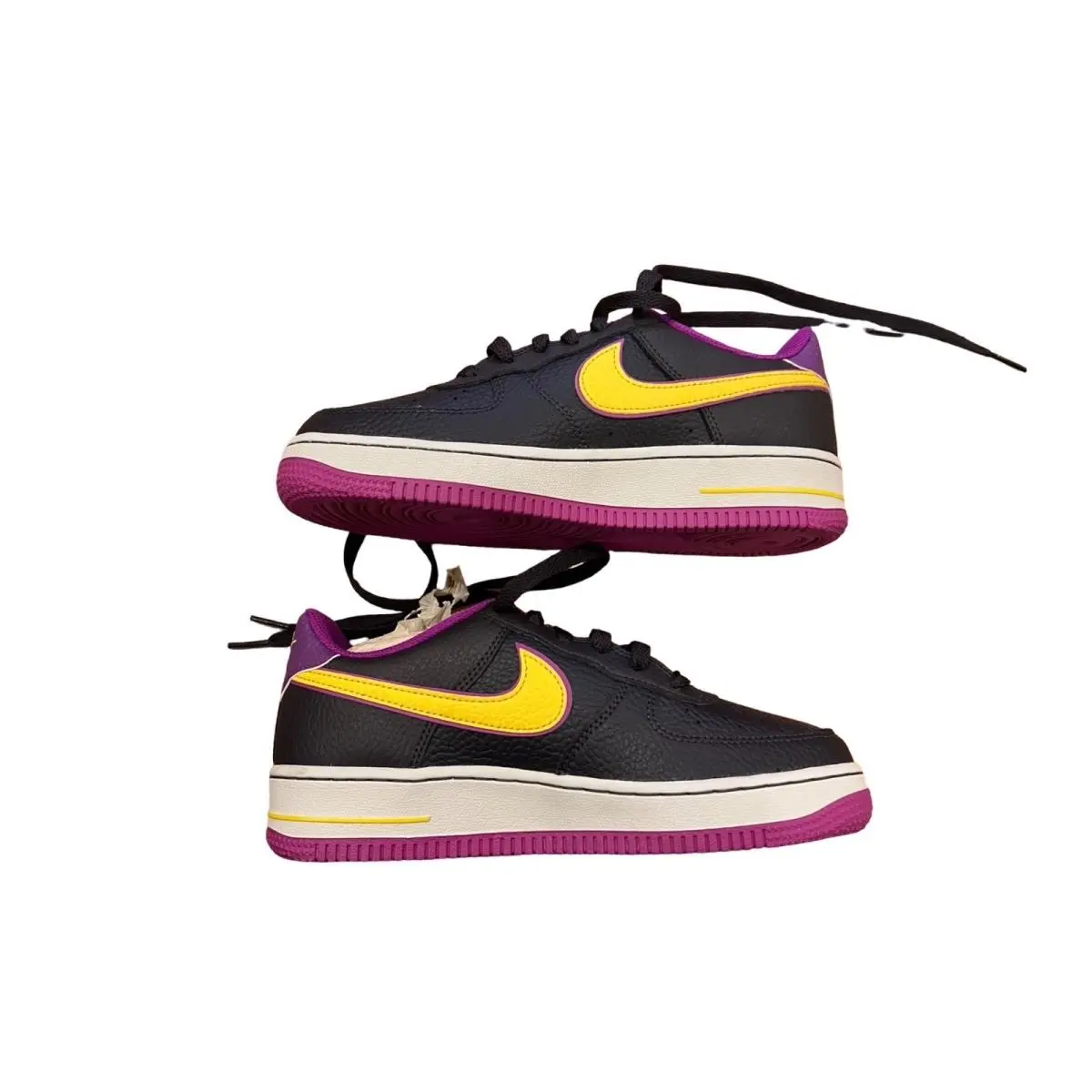 Nike shoes - Air Force 1 Low GS DX5805-500 - Black / Purple / Yellow 0