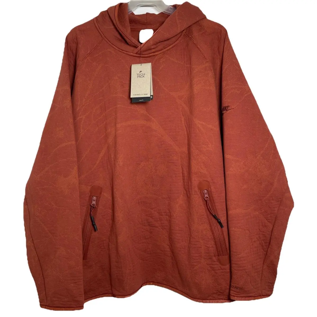 Tech Pack Therma-fit Adv DQ4286-641 Rust Pullover Hoodie Men`s Xxl by Nike