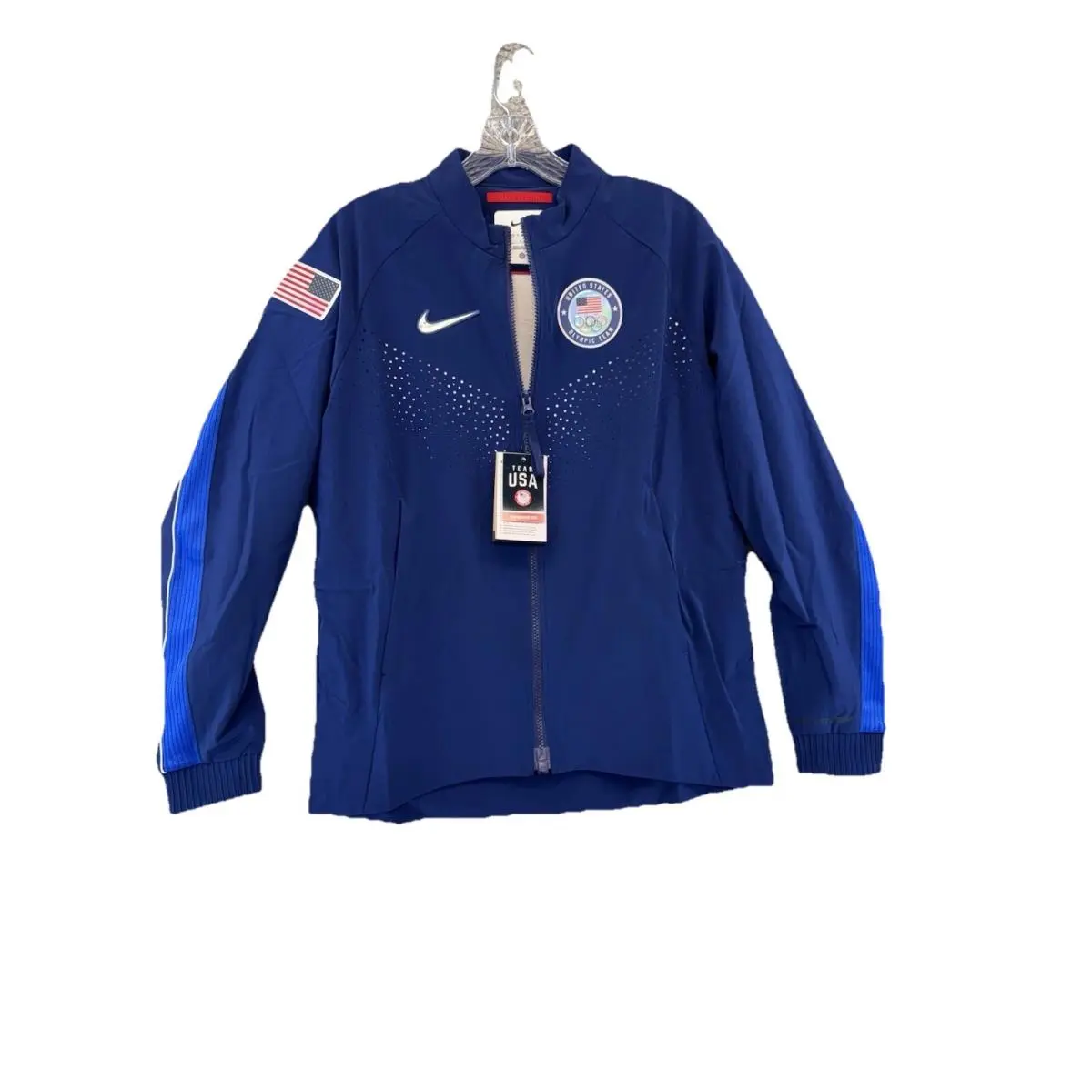 Paris 2024 Team Usa Olympic Podium Jacket Women’s S Blue by Nike