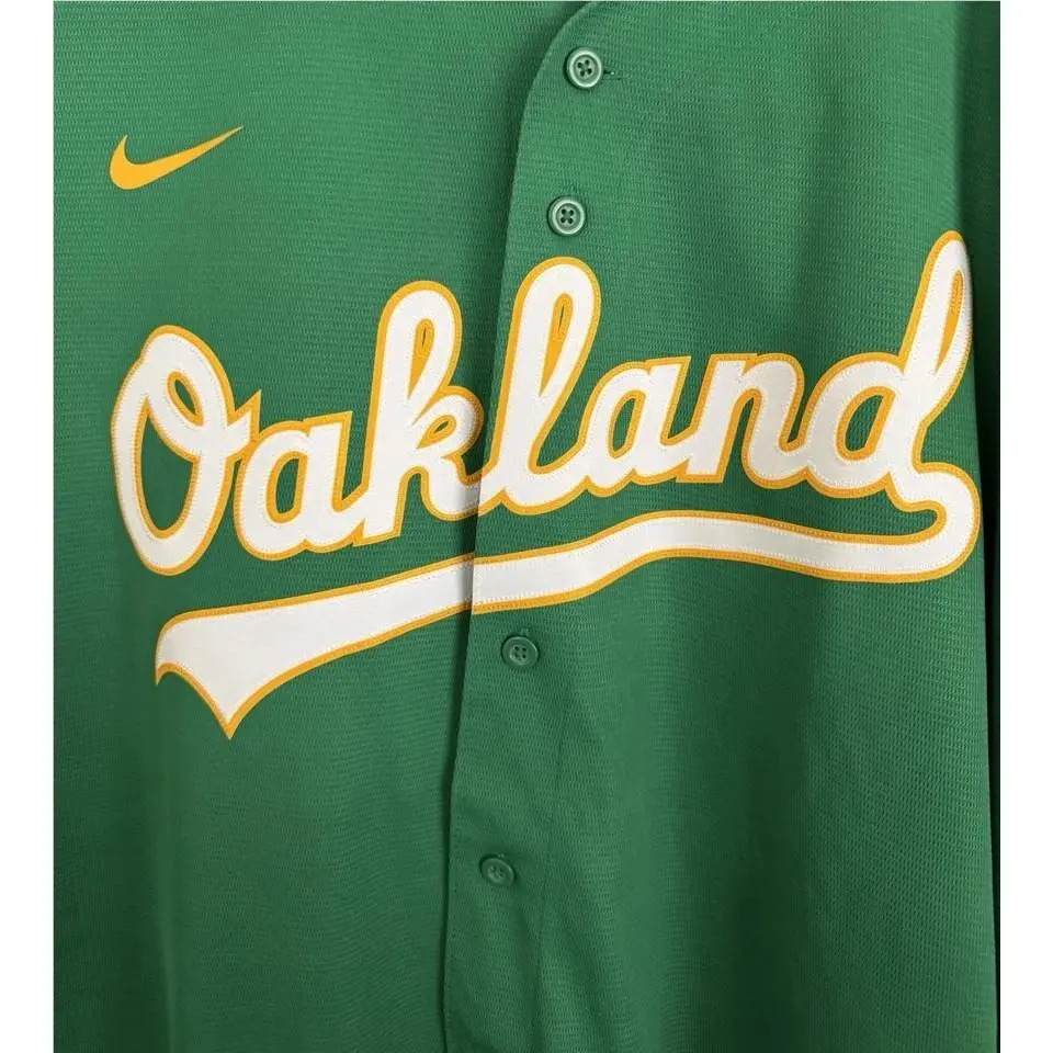 Nike clothing - Nike Oakland A `s Stitched - 89000DZZFZ-38L - Green 3