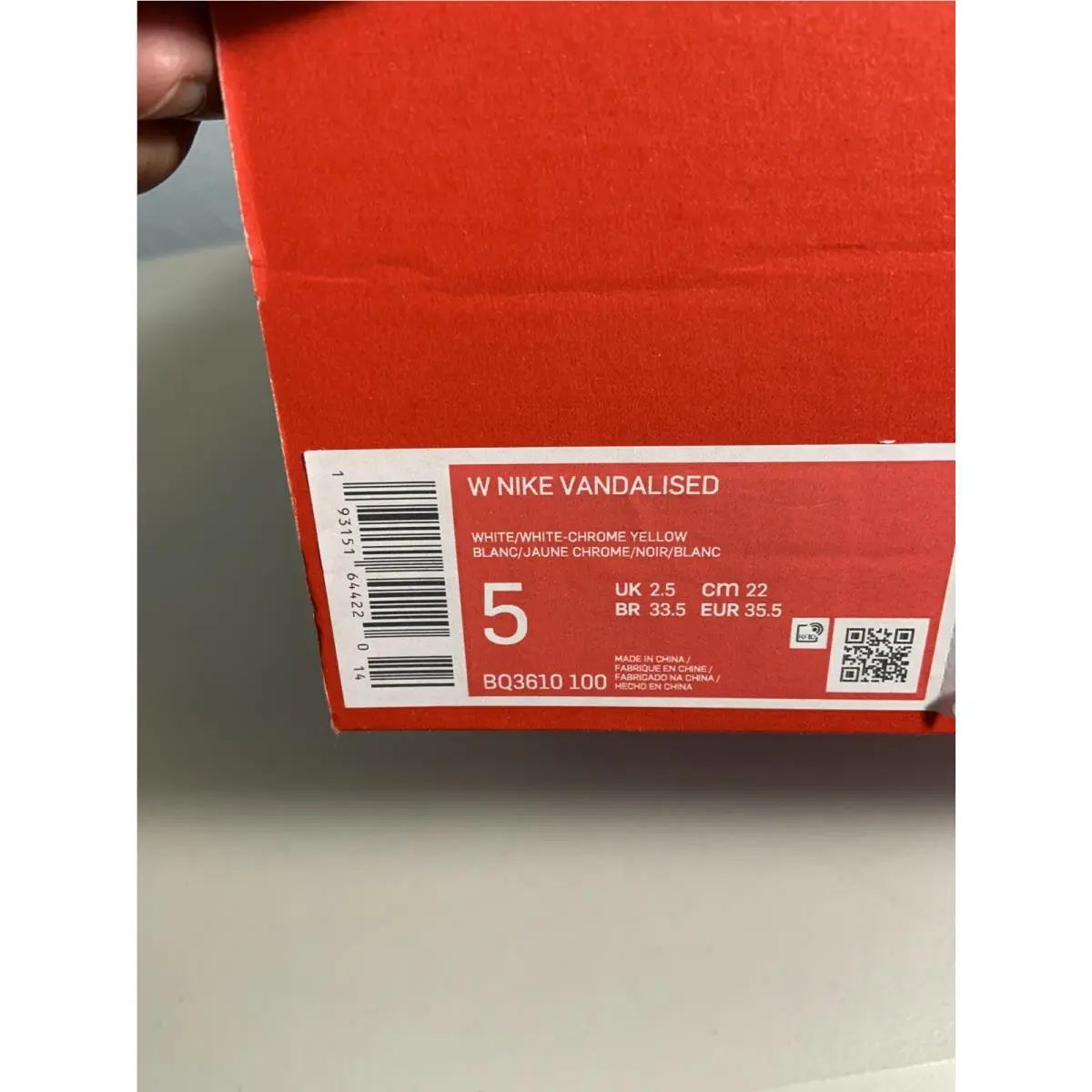 Nike shoes - NIKE VANDALIZED - VANDALIZED - BQ3610-100 - White 10