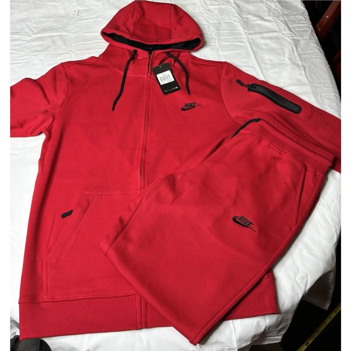Hoodie Set Size: M Color: Red by Nike