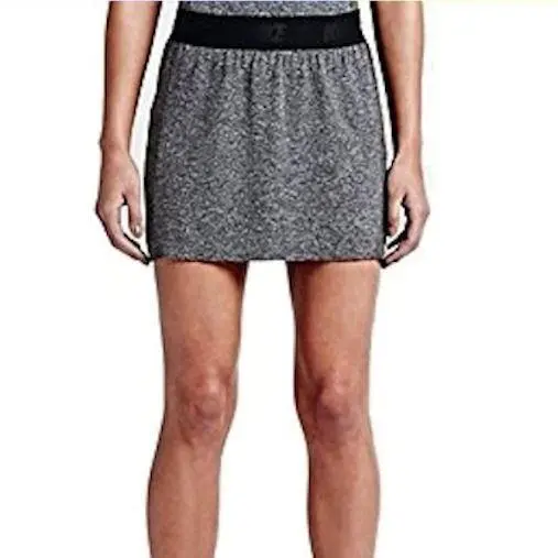 Golf Converge Seamless Black Heather Skort Skirt Attached Short Womens XL by Nike