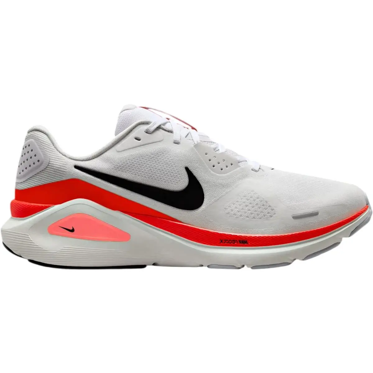 Nike Men`s Running Sneakers Structure 26 US Size 9 Color White