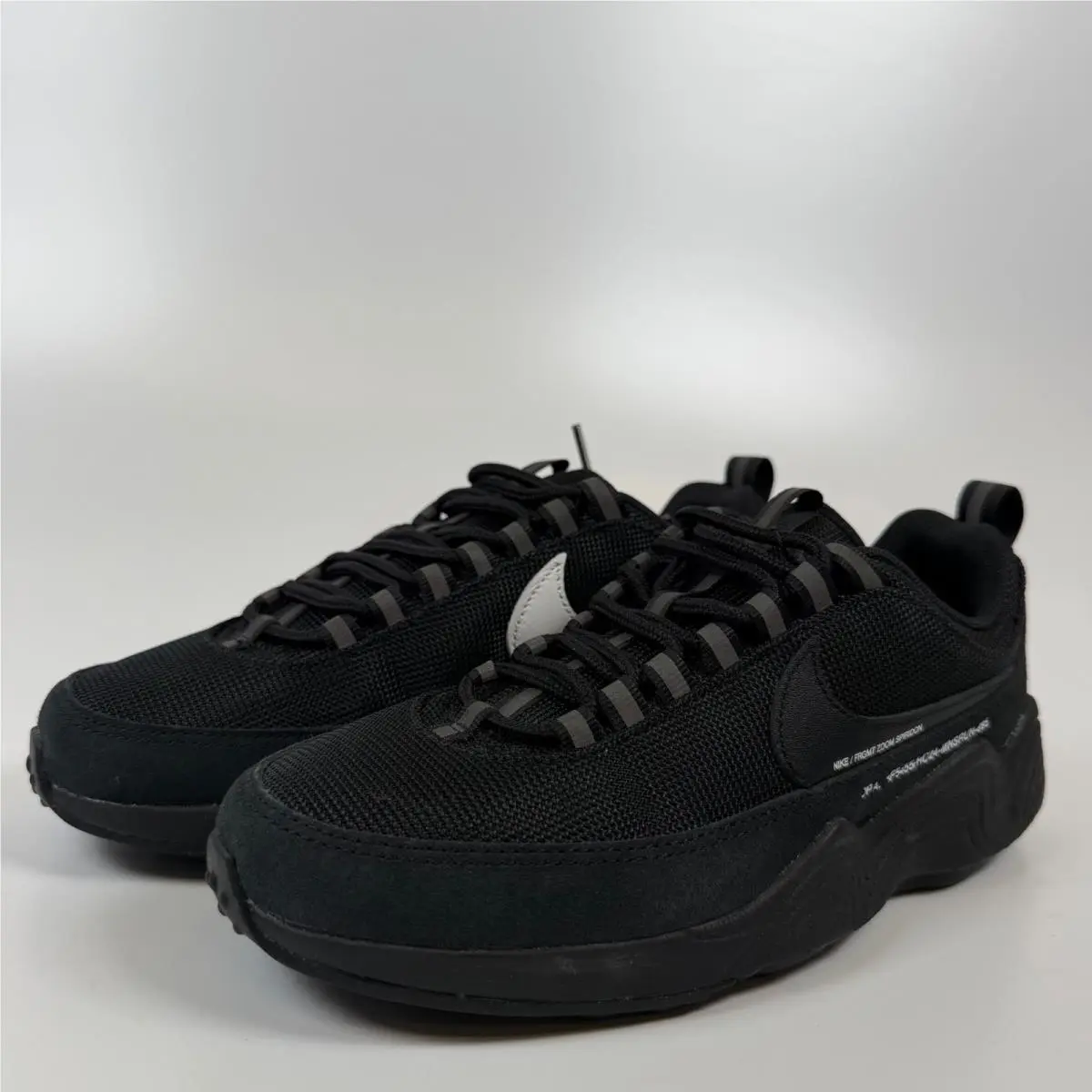 Air Zoom Spiridon Fragment Design Black HF5455-001 Mens Size 5 Low Top by Nike