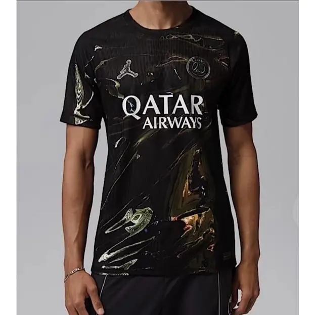 Psg X Jordan France Match Night Jersey Black IB3142-011 Soccer Men Size XL by Nike