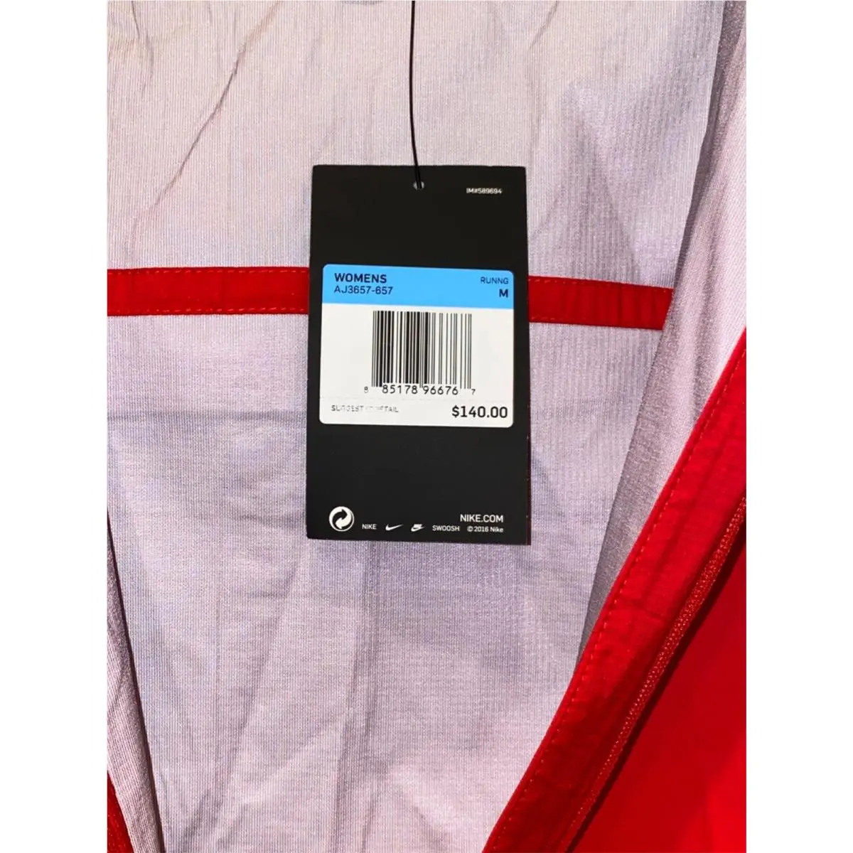 Nike clothing - NIKE Woven HyperShield Lightweight - Woven HyperShield Lightweight - AJ3657 - Red, Main: Red (UPC: 885178966767) 3