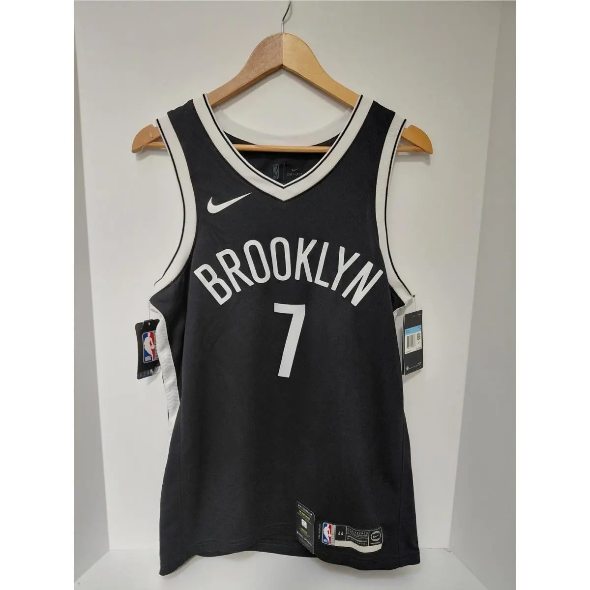 Brooklyn Nets Kevin Durant 7 Icon Edition Swingman Jersey Black 864459-018 by Nike