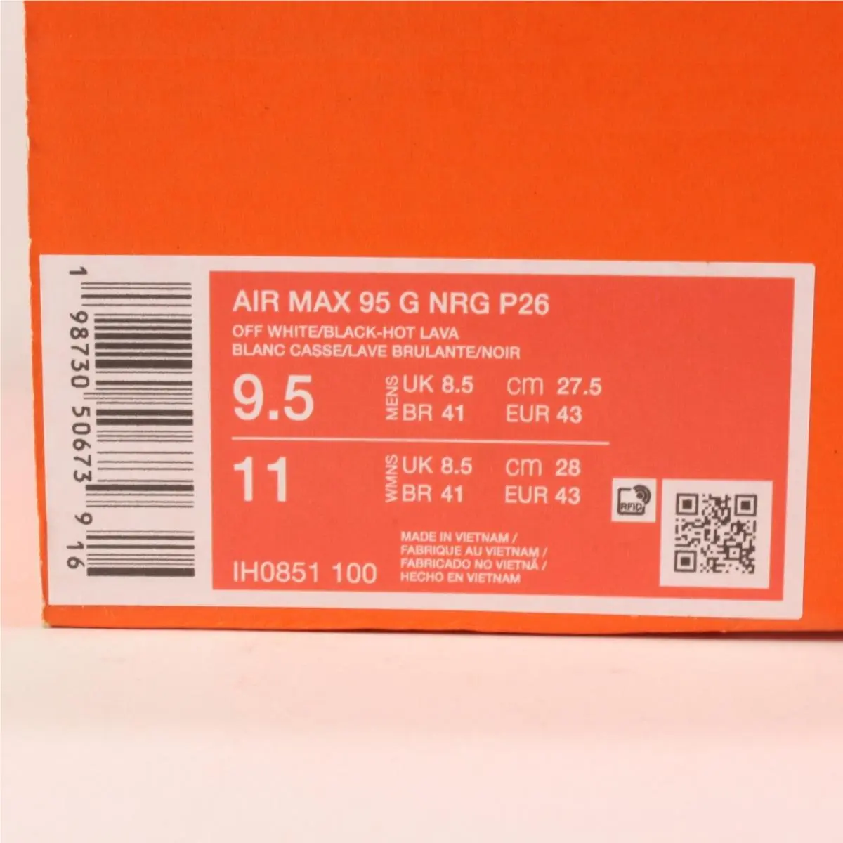 Nike shoes - Nike Air Max 95 - Air Max - IH0851-100 - White 10