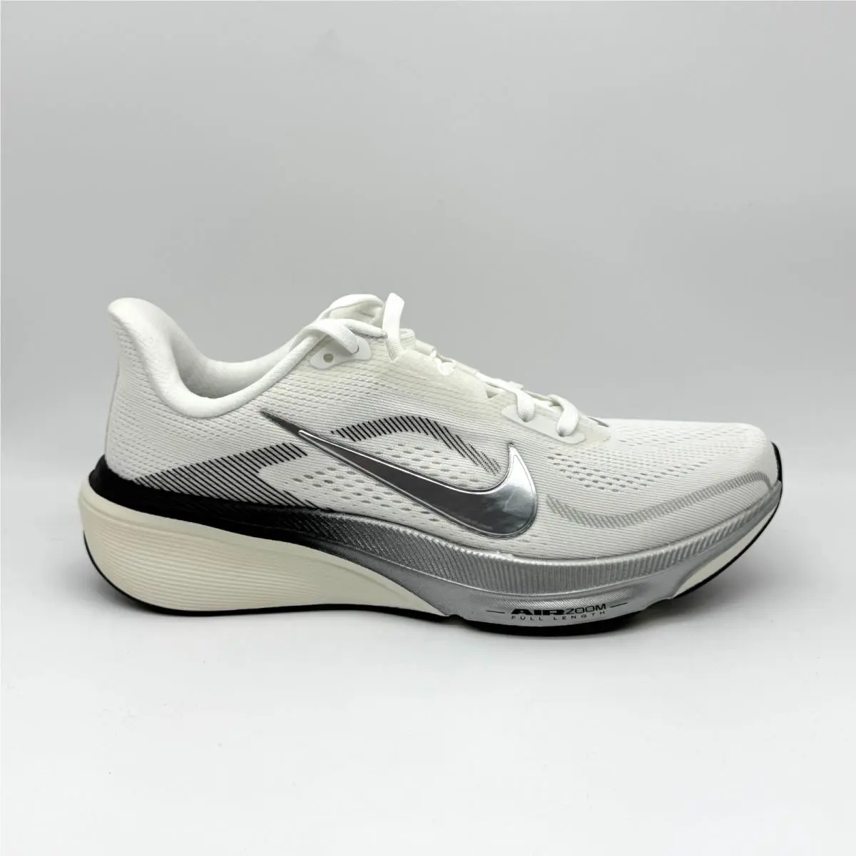 Nike Womens Pegasus 42 Ess White Silver Shoes Sz 8 Running IR0298-100