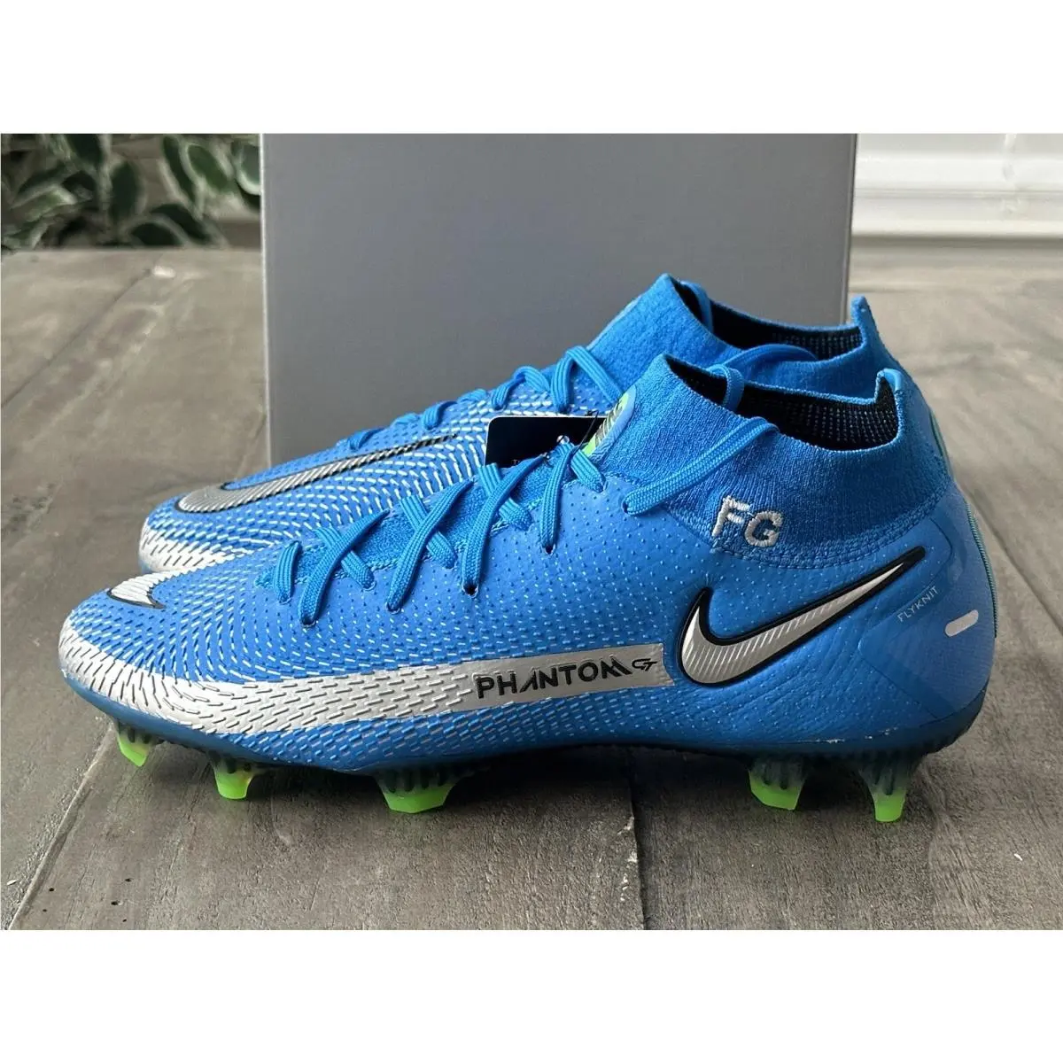 Nike shoes - NIKE Phantom GT Elite DF FG - CW6589-400 - Blue (UPC: 194501128124) 5