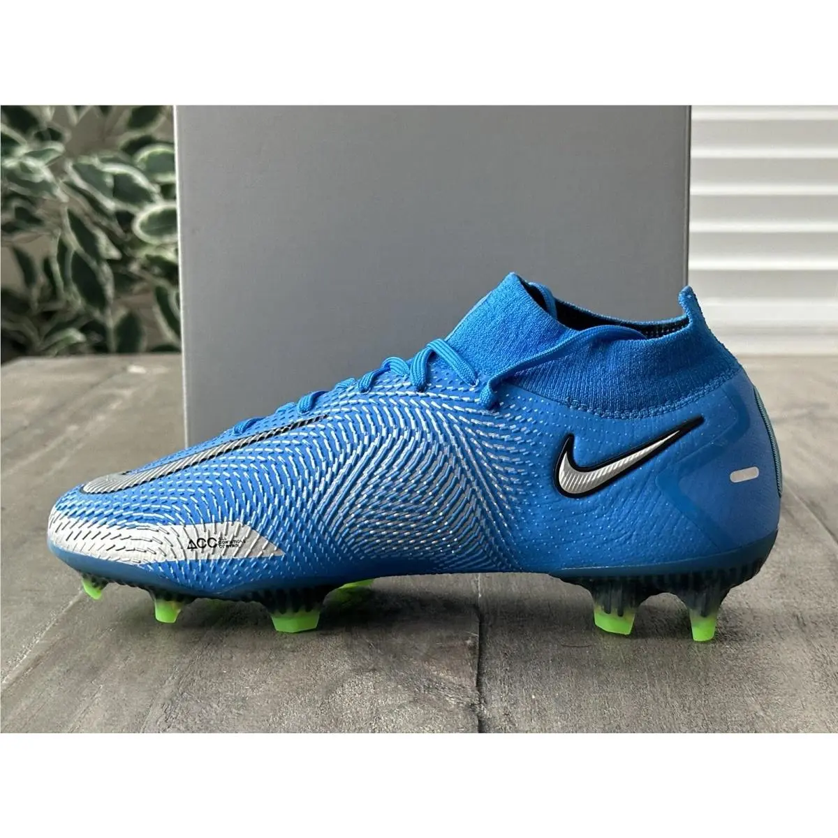 Nike shoes - NIKE Phantom GT Elite DF FG - CW6589-400 - Blue (UPC: 194501128124) 6