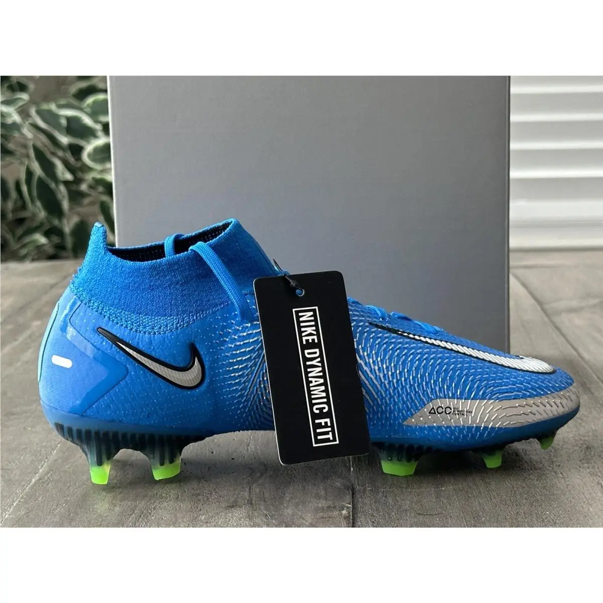 Nike shoes - NIKE Phantom GT Elite DF FG - CW6589-400 - Blue (UPC: 194501128124) 13
