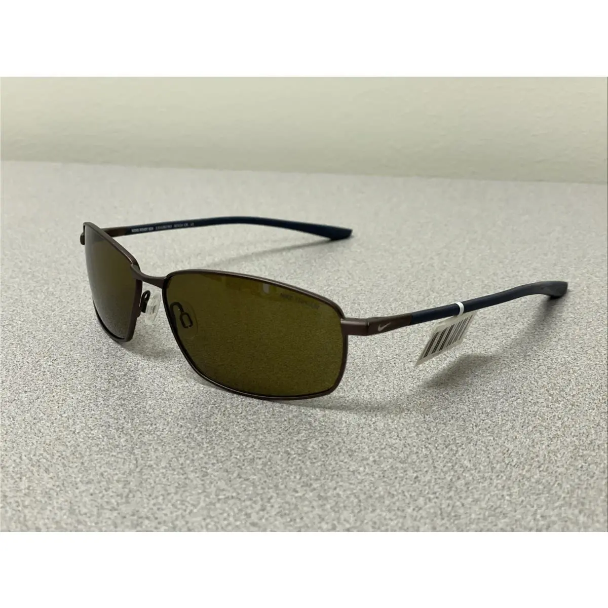 Pivot Six E EV1092 043 Satin Pewter Mens Rectangle Sunglasses 62-14-135 by Nike