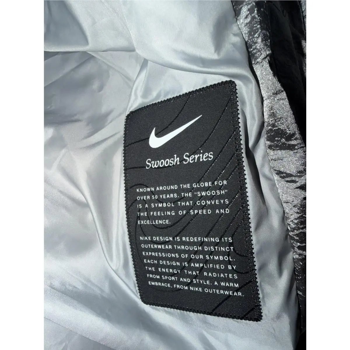 Nike clothing - Nike Swoosh Series Collection - Swoosh Series Collection - IB2003-095 - Silver Metallic (UPC: 0198482137915) 1