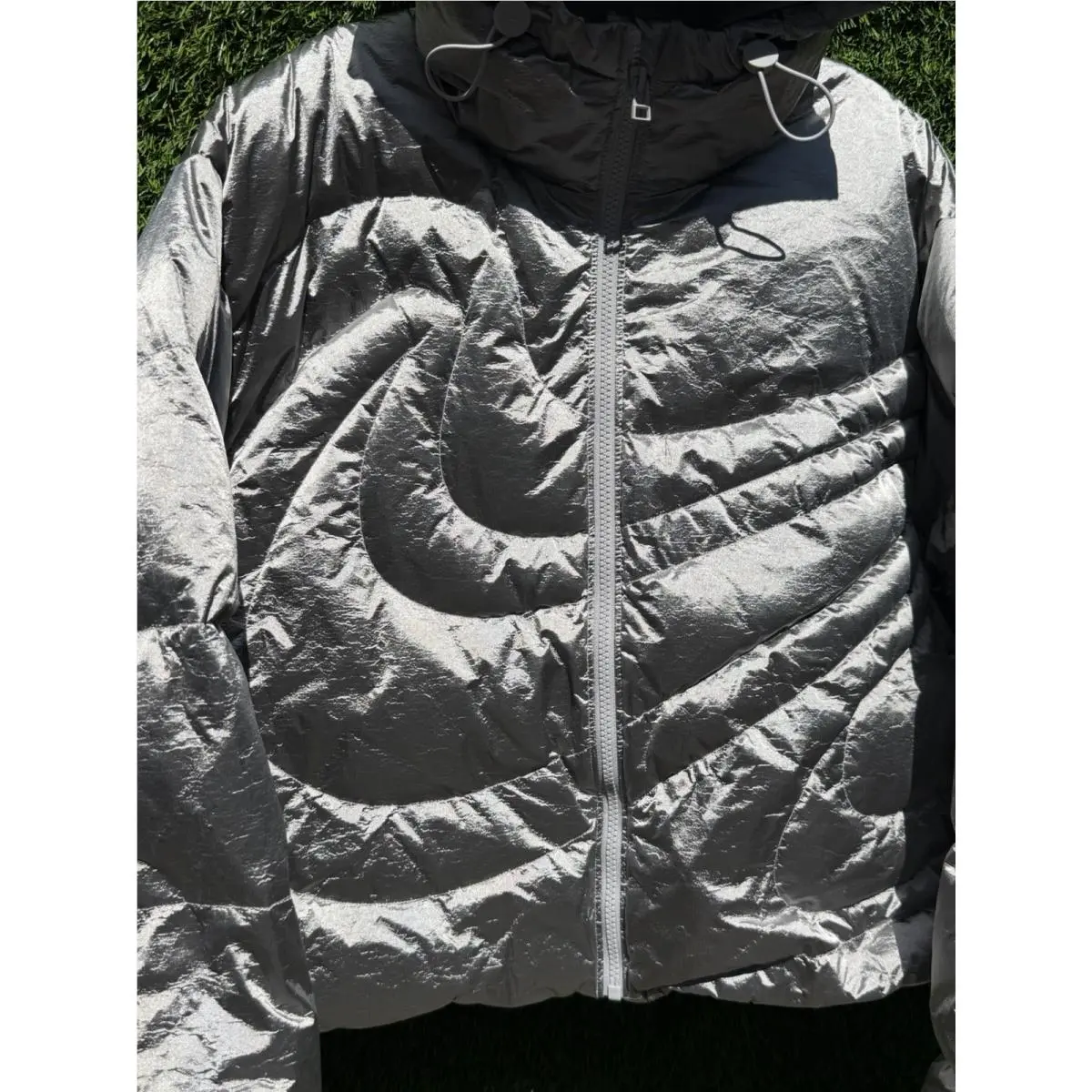 Nike clothing - Nike Swoosh Series Collection - Swoosh Series Collection - IB2003-095 - Silver Metallic (UPC: 0198482137915) 5