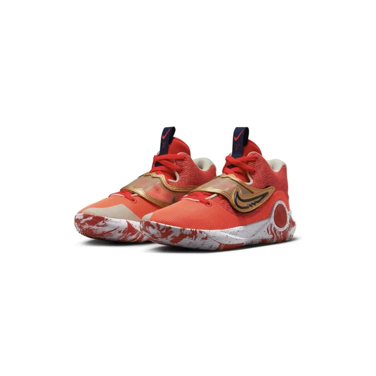 Nike KD Trey 5X University Red Gold Metallic Men’s Sneakers Size US 9