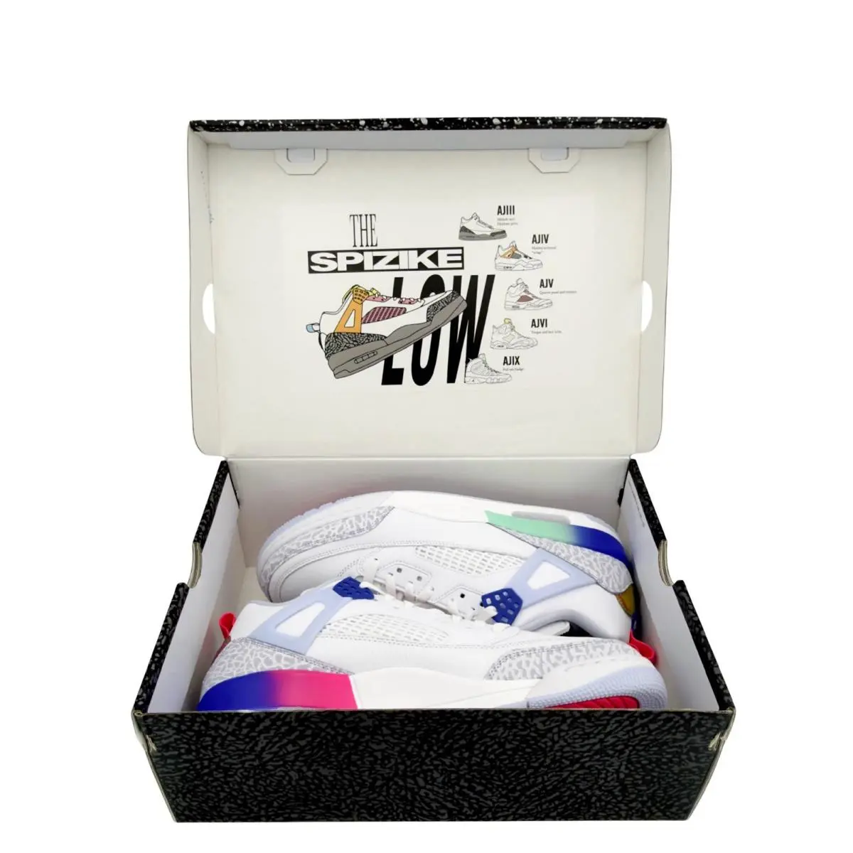 Nike shoes - Jordan Spizike Low - Spizike Low - HF5758-151 - White/Indigo Burst/Palest Purple 6