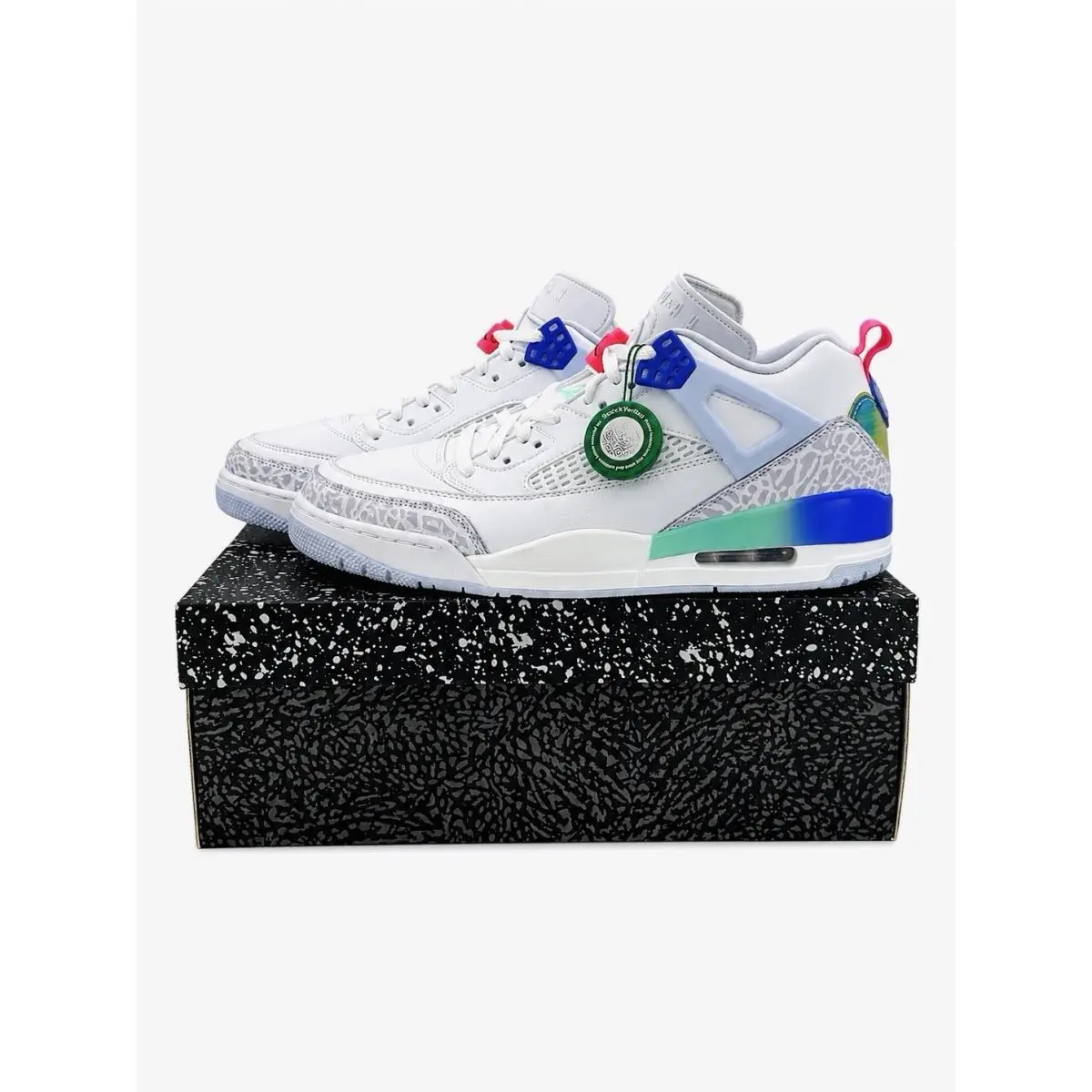 Nike shoes - Jordan Spizike Low - Spizike Low - HF5758-151 - White/Indigo Burst/Palest Purple 0