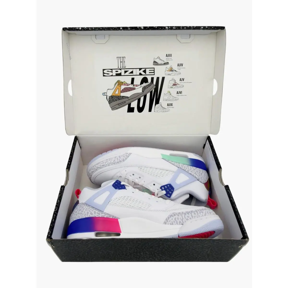 Nike shoes - Jordan Spizike Low - Spizike Low - HF5758-151 - White/Indigo Burst/Palest Purple 7
