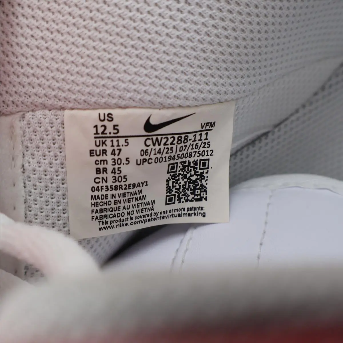 Nike shoes - Nike Air Force 1 `07 - White 8