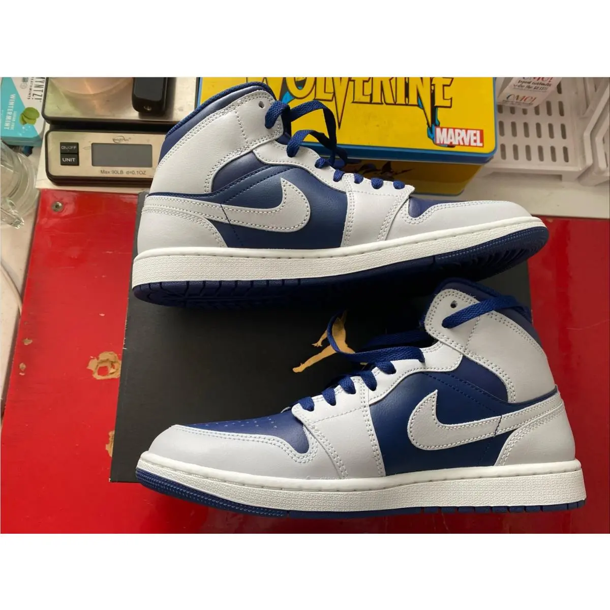 Nike shoes - Air Jordan 1 Mid - Air Mid - DQ8426-403 - Blue 0