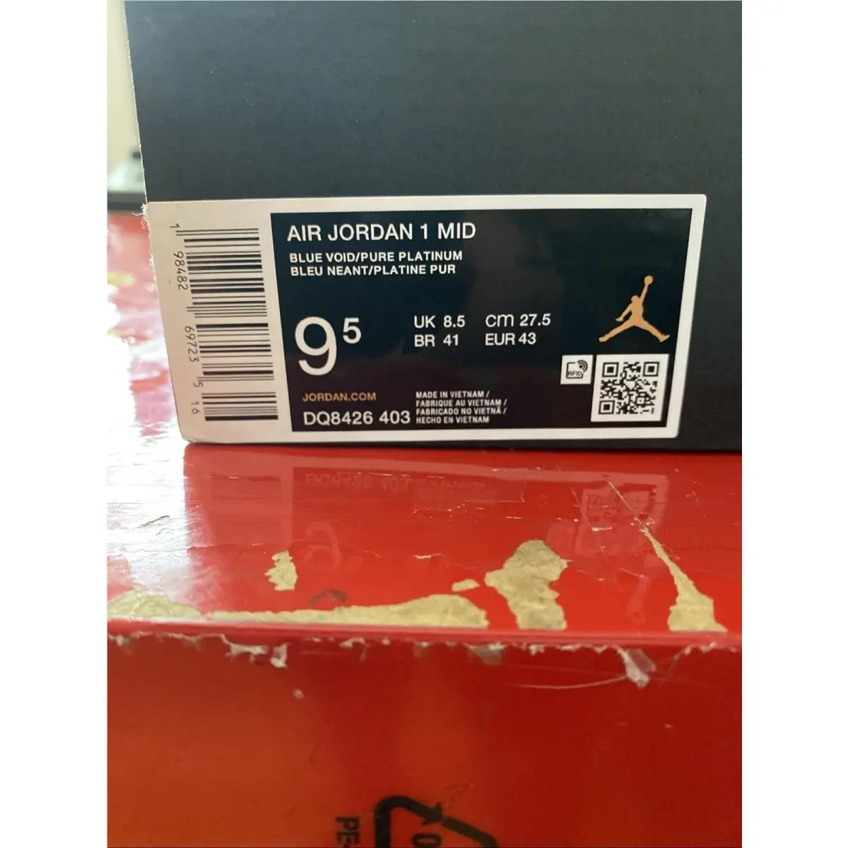 Nike shoes - Air Jordan 1 Mid - Air Mid - DQ8426-403 - Blue 6