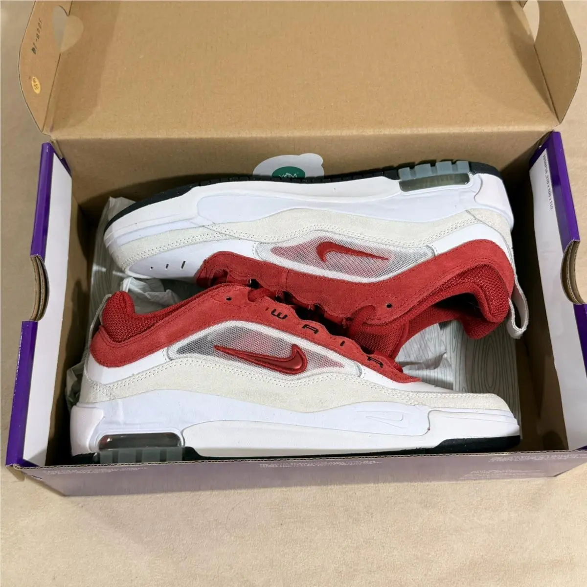 Nike shoes - Nike Air Max Ishod Wair SB - FB2393-100 - Red 1