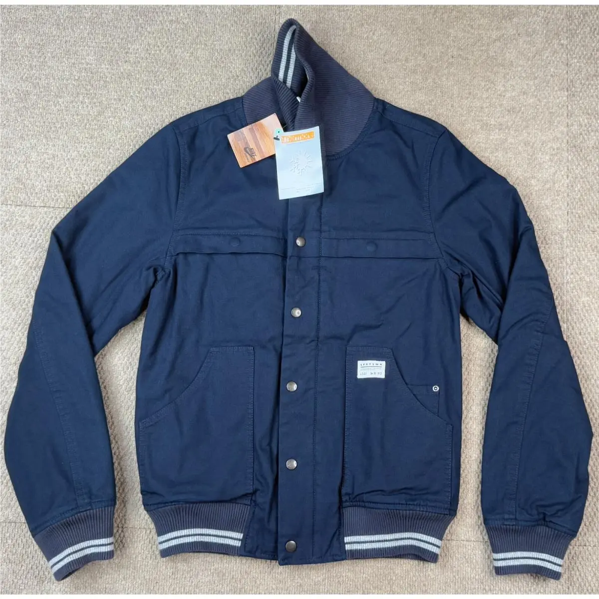 Sprtswr Ussf 1913 Centennial 2013 Men`s Usa Canvas Soccer Jacket Size Small by Nike