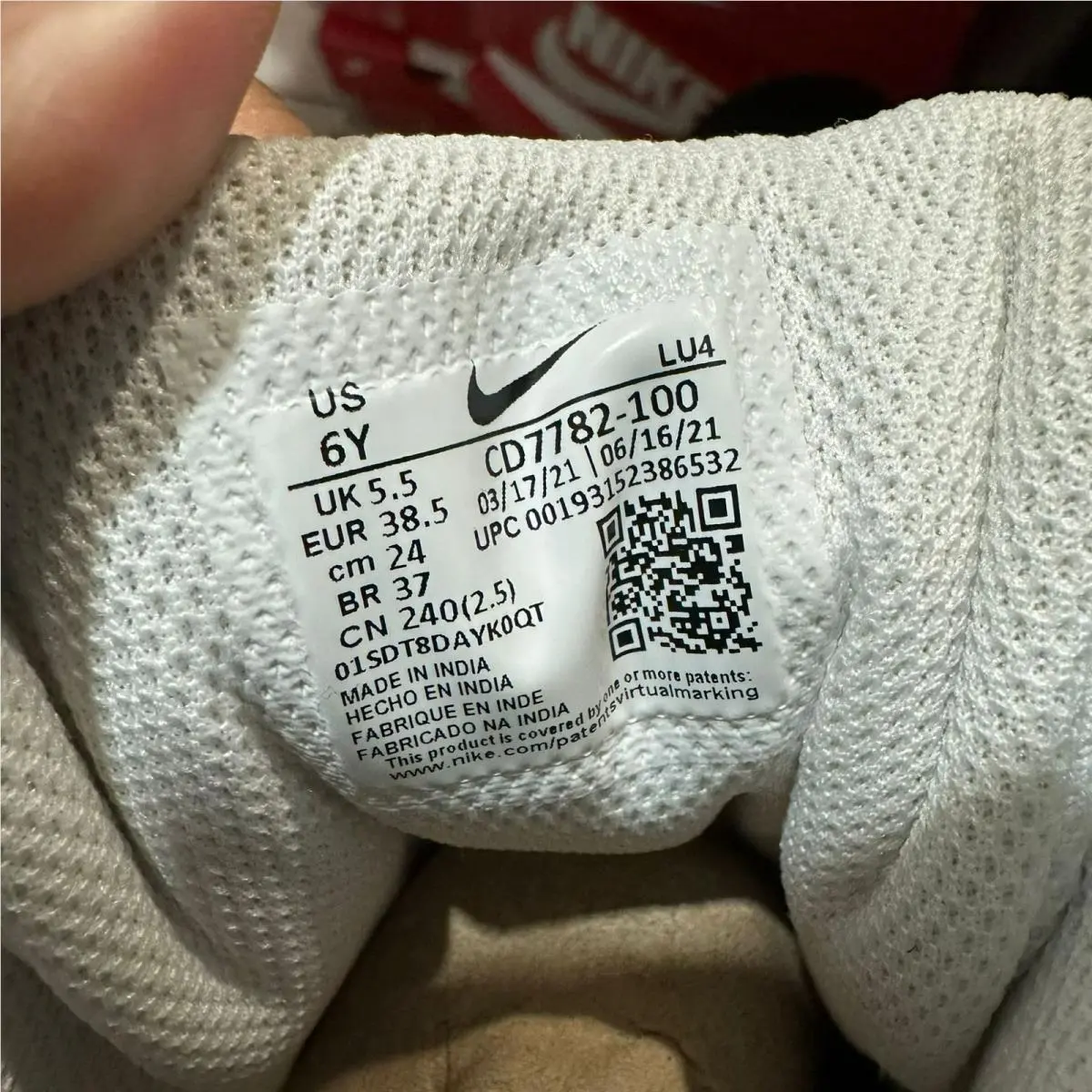Nike shoes - Nike Court Borough - Court Borough - White (UPC: 193152386556) 6