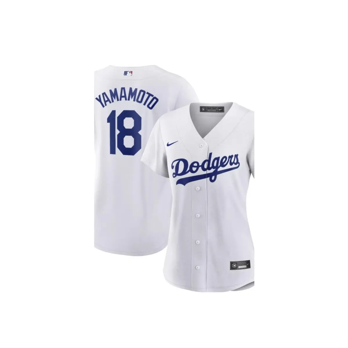 Yoshinobu Yamamoto Angeles Dodgers Women`s  Jersey Size Medium by Nike