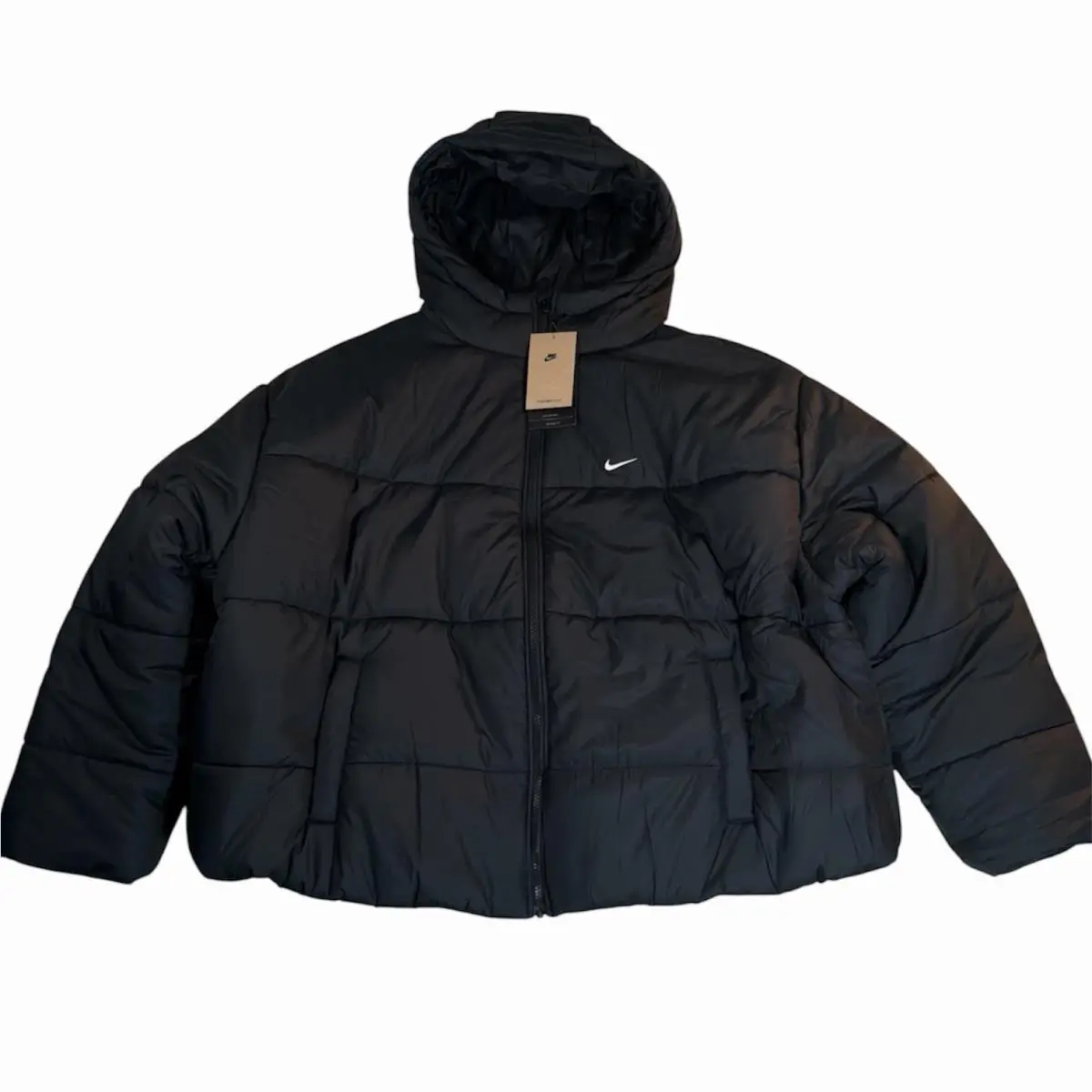Sportswear Classic Puffer Jacket Woman Size 2X Therma-fit Light Weight Hood by Nike