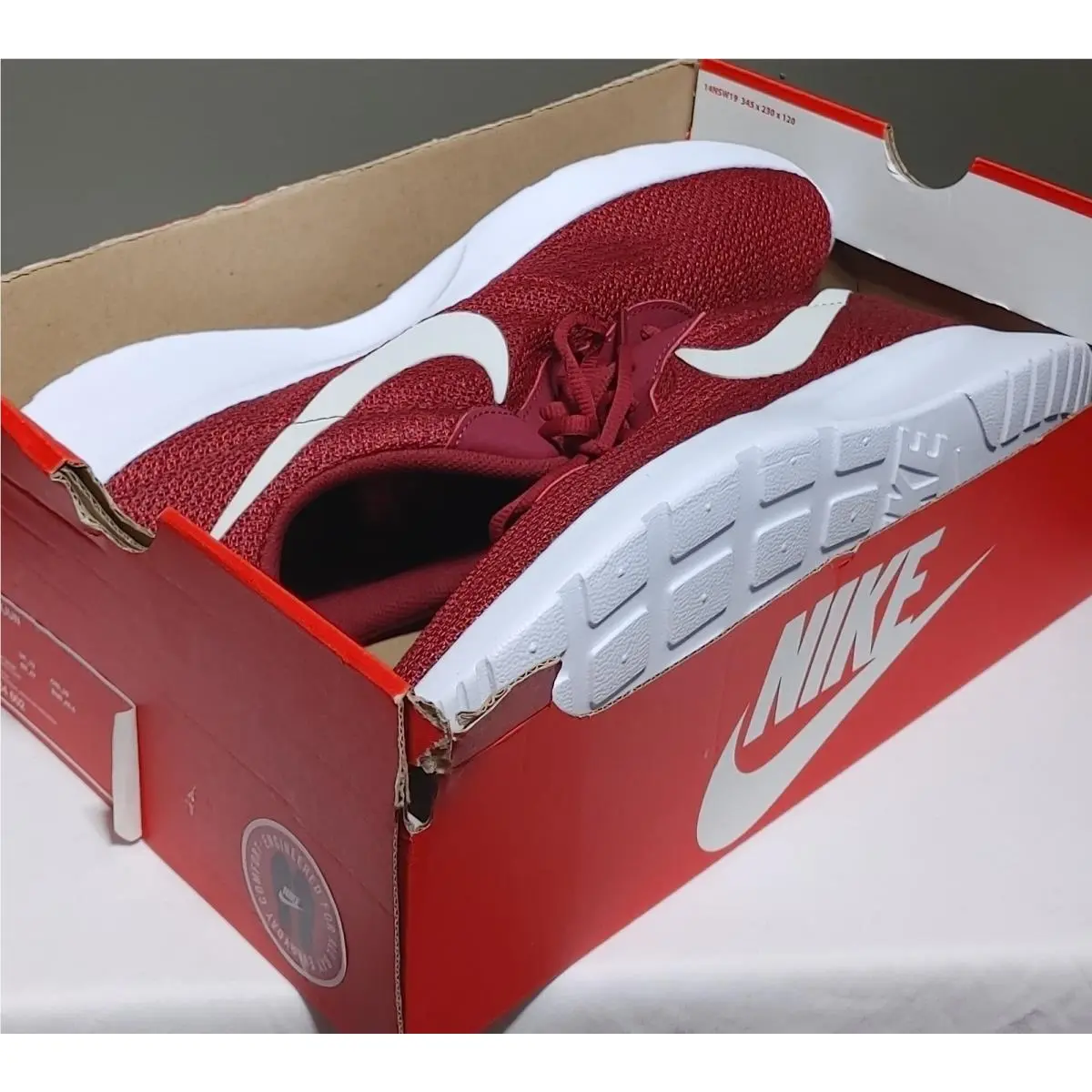Nike shoes - Nike Tanjun - Tanjun - 812654-602 - Red (UPC: 00192499482747) 12