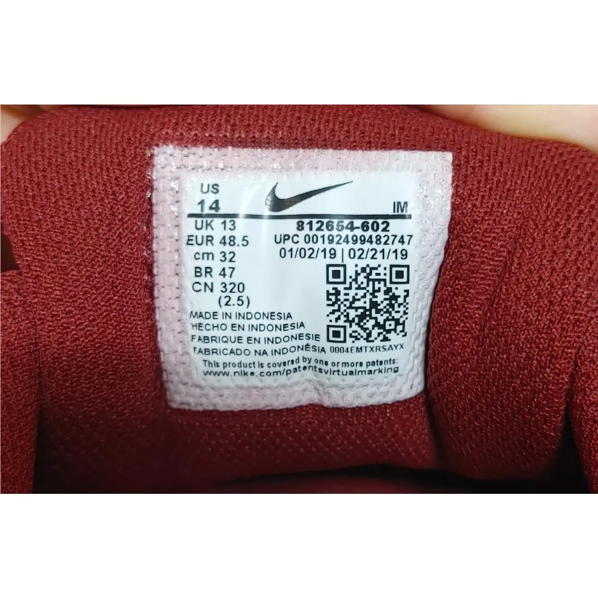 Nike shoes - Nike Tanjun - Tanjun - 812654-602 - Red (UPC: 00192499482747) 6