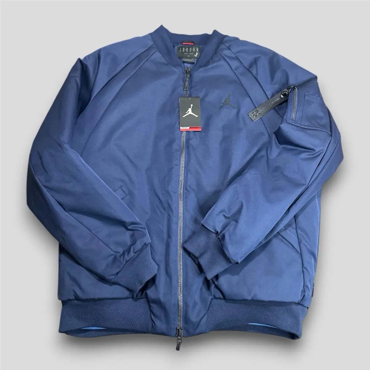 Air Jordan Jumpman MA-1 Bomber Jacket Men’s 2XL Blue Full Zip by Nike
