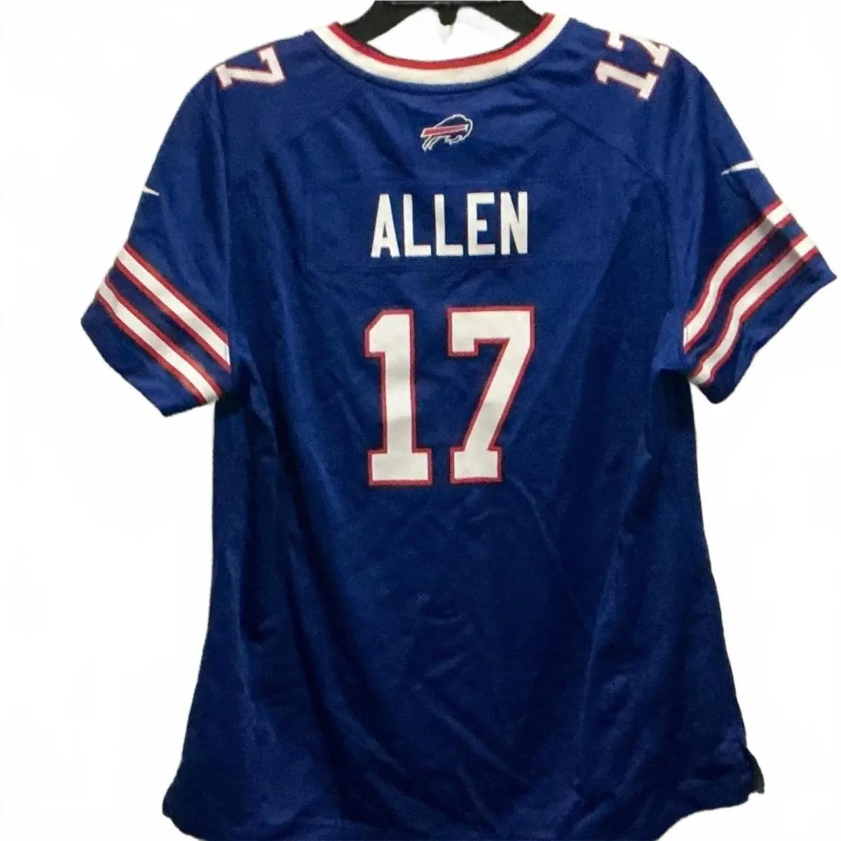 Buffalo Bills 17 Allen Women`s Jersey XL Blue by Nike