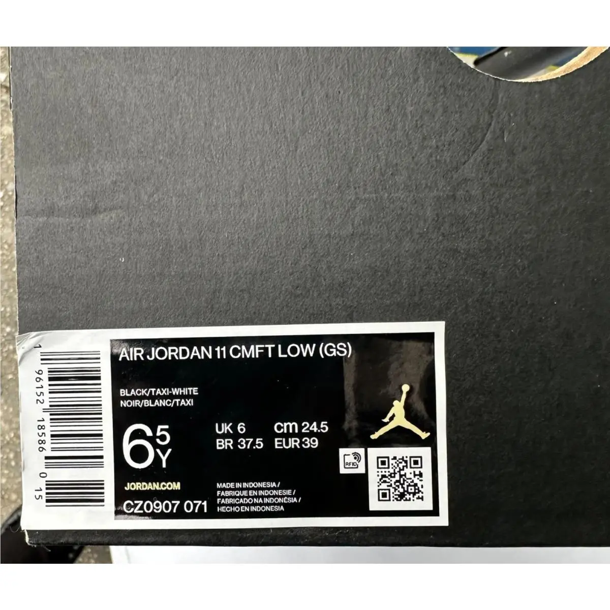 Nike shoes - Air Jordan 11 - Air - Black (UPC: 196152185860) 6