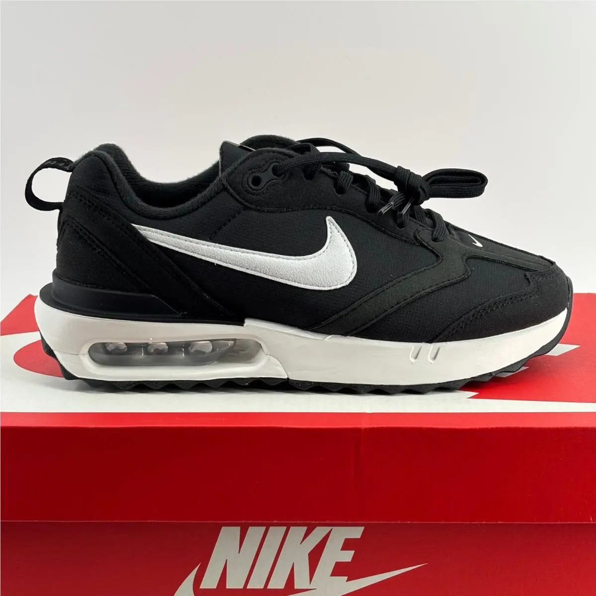 Nike Air Max Dawn Womens 6 Black Summit White DC4068-001 Retro Running Sneakers