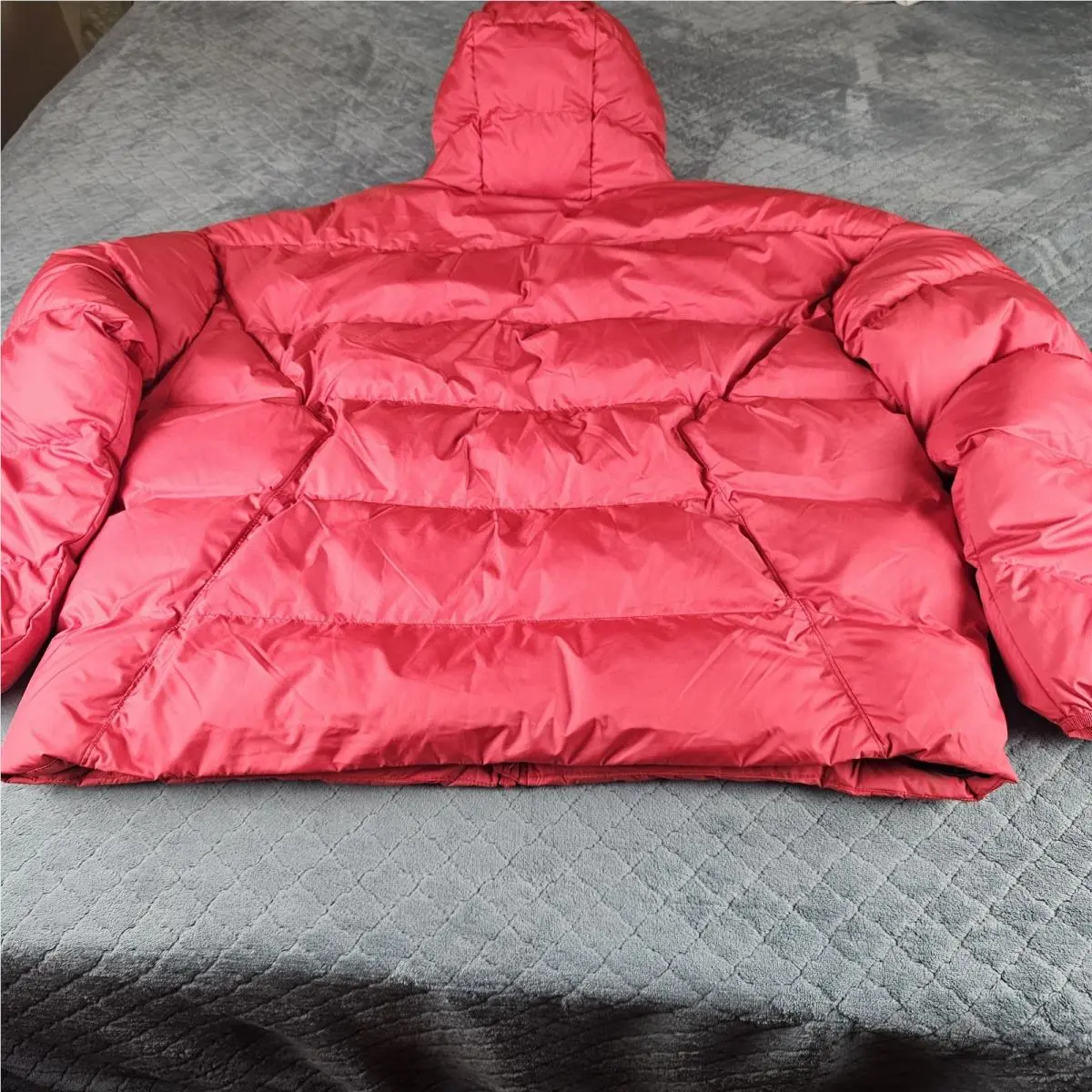 Nike clothing - Nike Air Jordan Essentials Puffer Jacket - DQ7348612 - Red (UPC: 0195871646041) 11