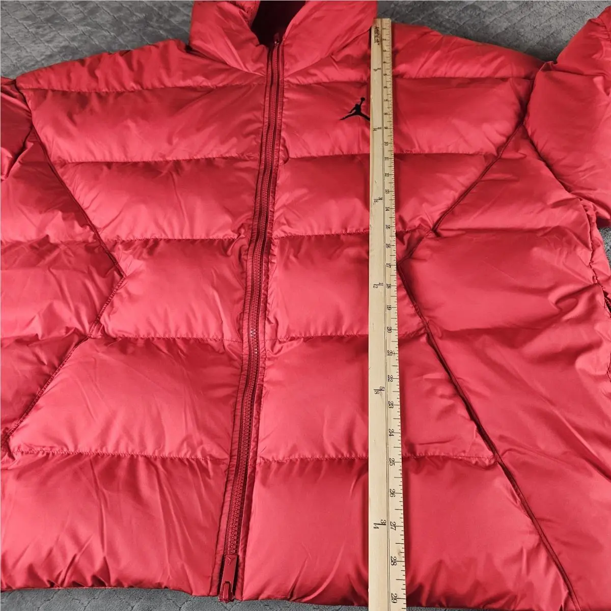 Nike clothing - Nike Air Jordan Essentials Puffer Jacket - DQ7348612 - Red (UPC: 0195871646041) 3
